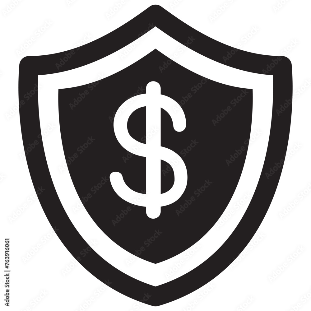 Financial security icon Financial security icon