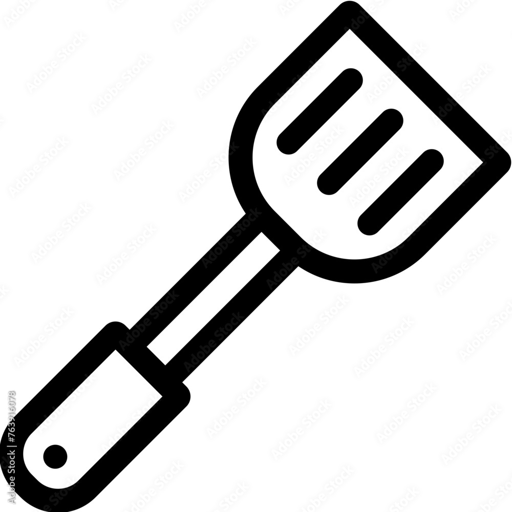 Spatula Vector Icon Design Illustration Spatula Vector Icon Design Illustration