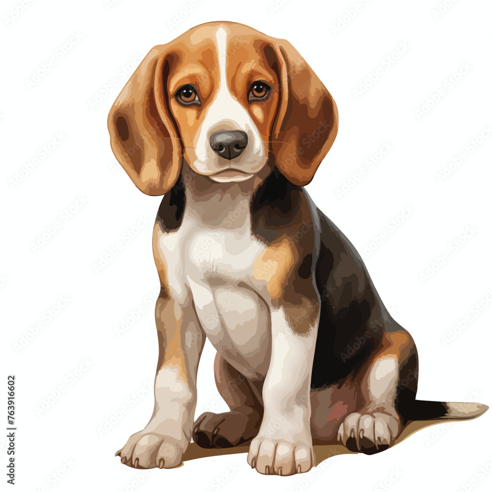Beagle Puppy Clipart