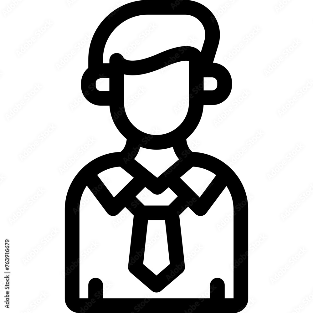 Employee Vector Icon Design Illustration