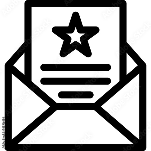Recommendation Letter Vector Icon Design Illustration
