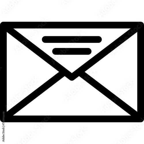 Mail Vector Icon Design Illustration