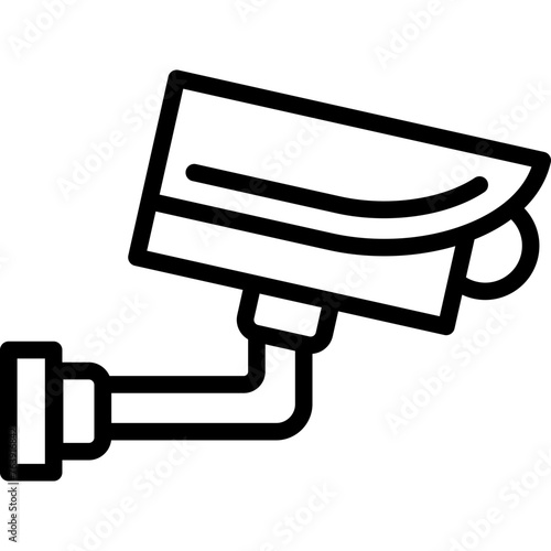 Cctv Camera Vector Icon Design Illustration