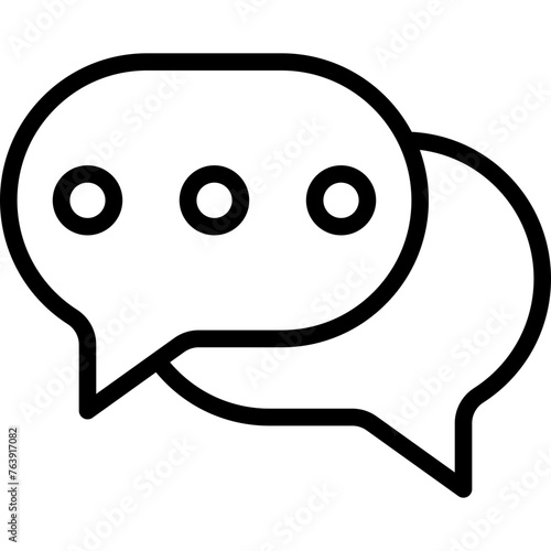Conversation Vector Icon Design Illustration