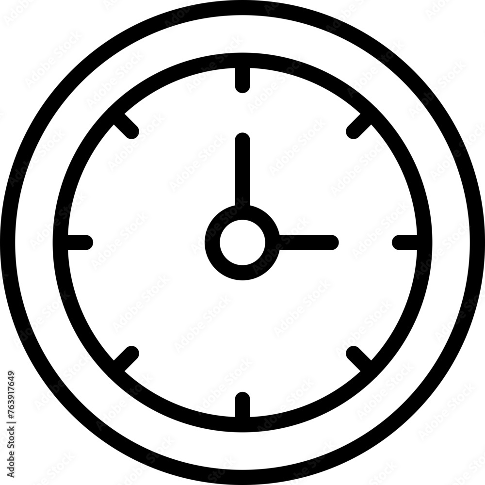 Clock Vector Icon Design Illustration Clock Vector Icon Design Illustration