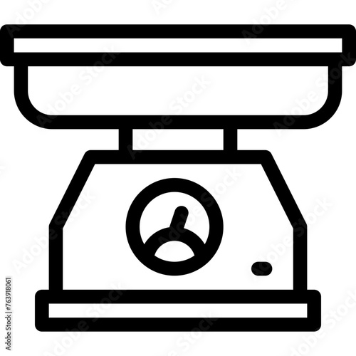 Scale Vector Icon Design Illustration