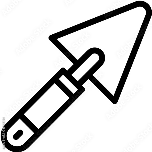 Trowel Vector Icon Design Illustration