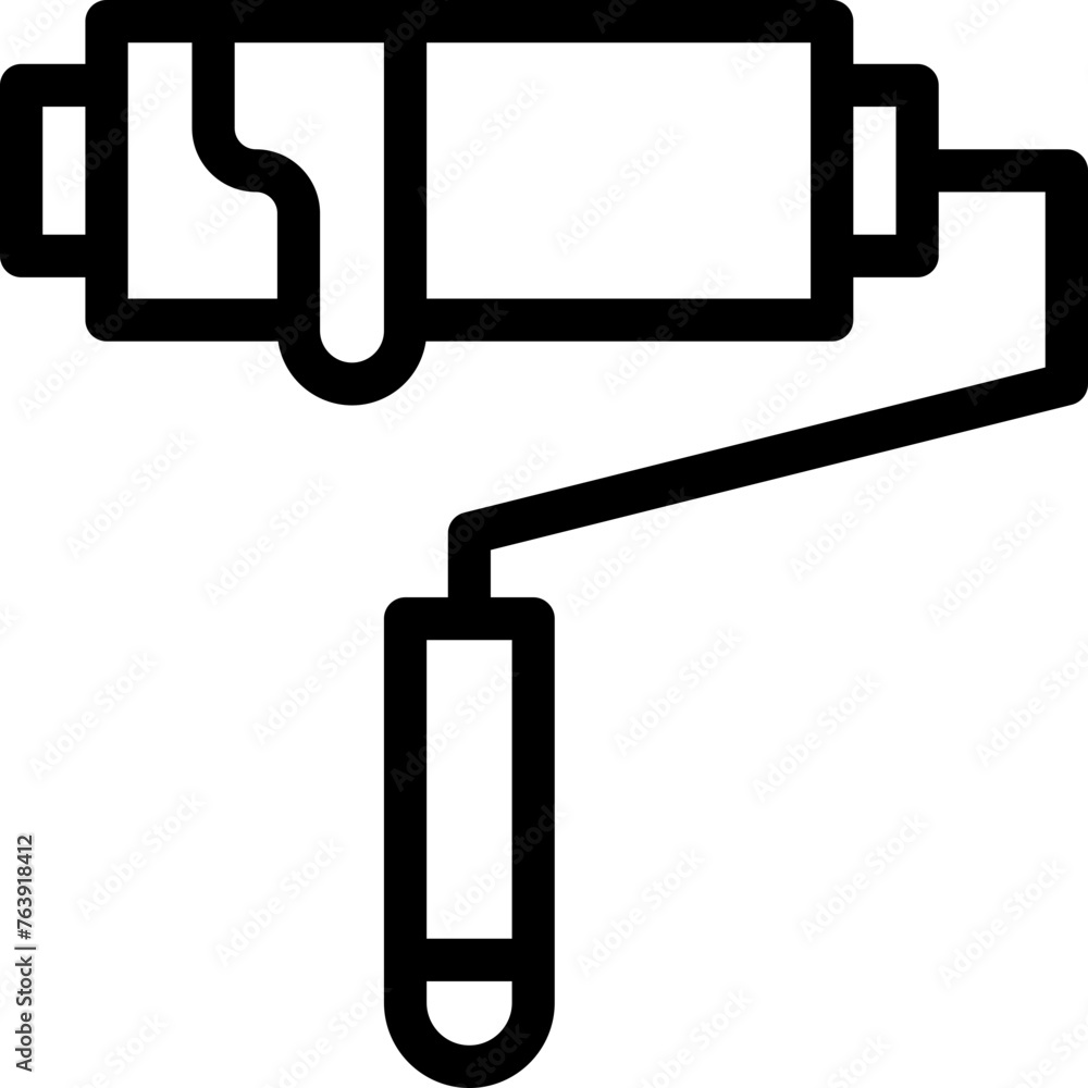 Paint Roller Vector Icon Design Illustration Paint Roller Vector Icon Design Illustration