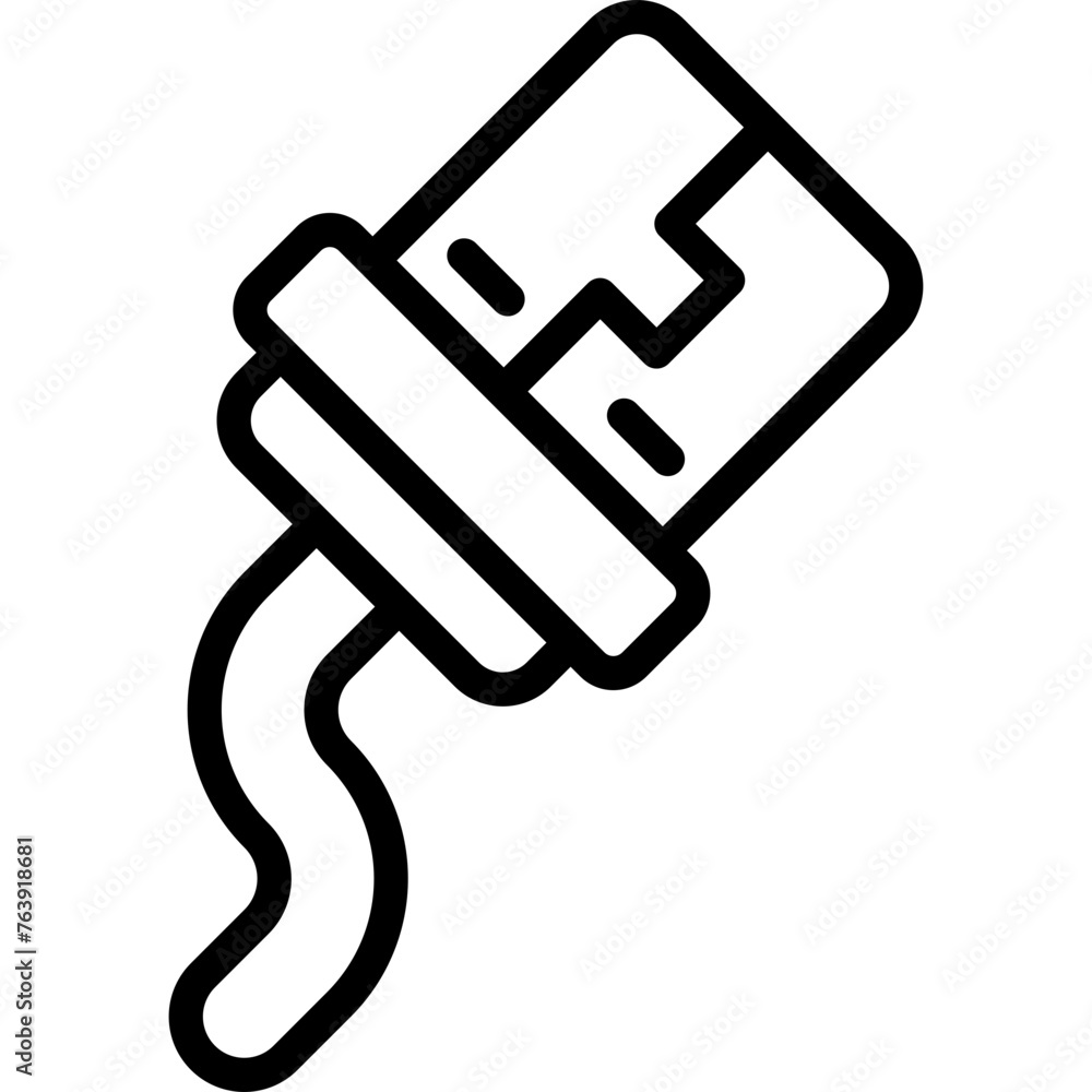 Usb Cable Vector Icon Design Illustration Usb Cable Vector Icon Design Illustration