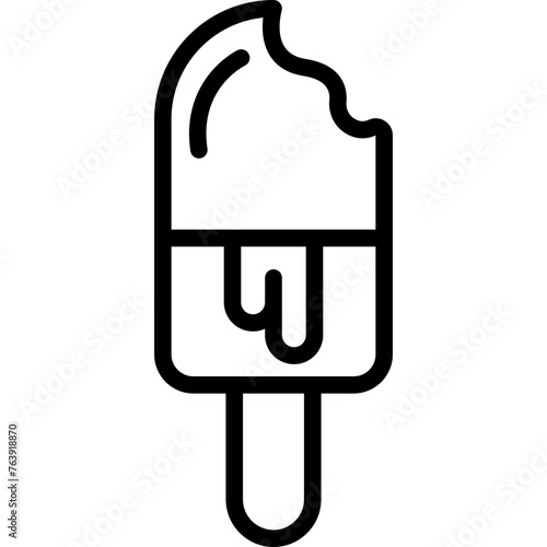 Ice Cream Vector Icon Design Illustration