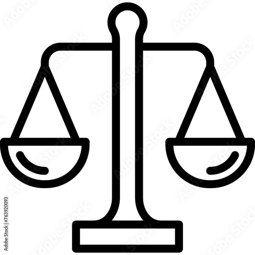 Scale Vector Icon Design Illustration