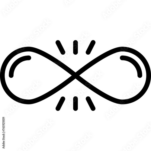 Infinity Vector Icon Design Illustration