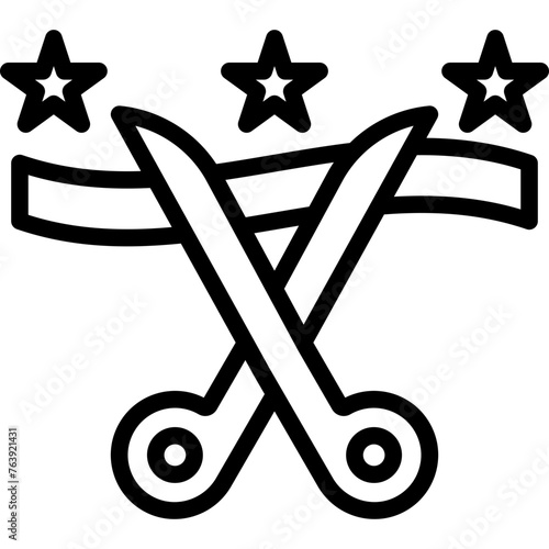 Opening Ceremony Vector Icon Design Illustration