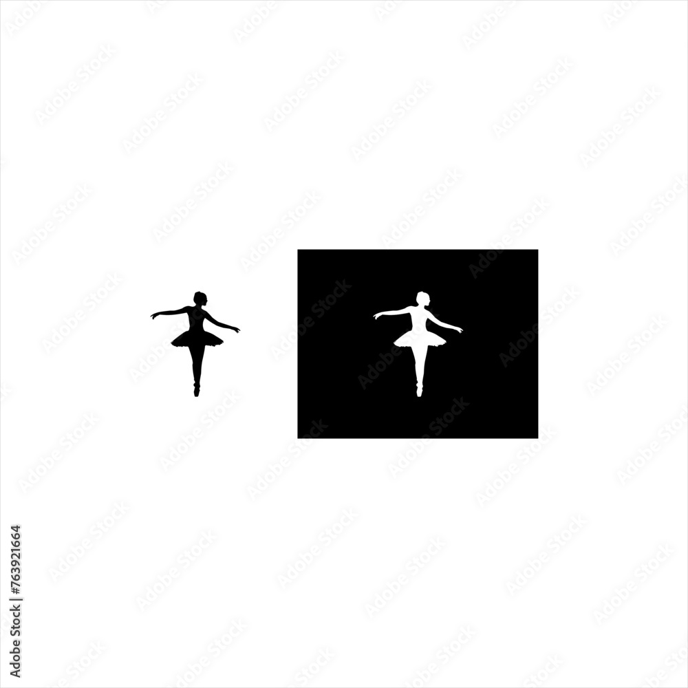 Illustration vector graphic of ballet icon