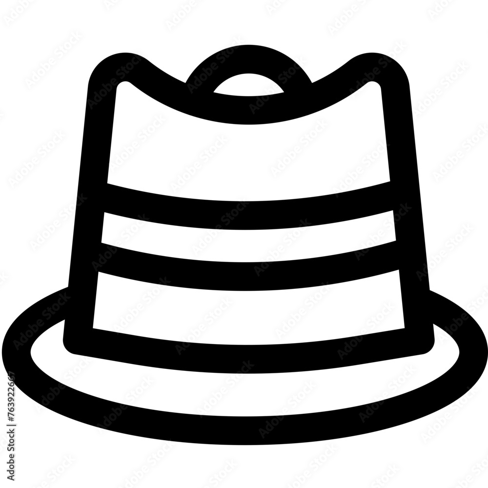 Hat Vector Icon Design Illustration Hat Vector Icon Design Illustration