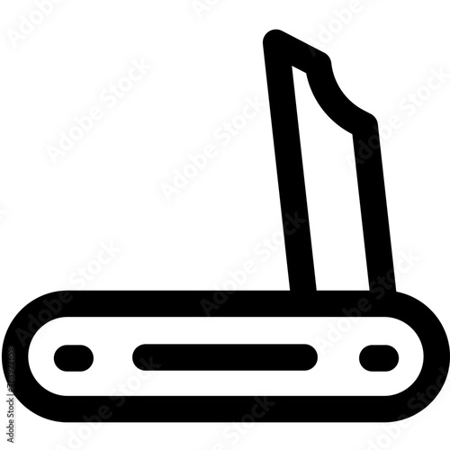 Jackknife Vector Icon Design Illustration