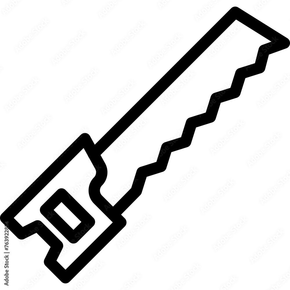 Saw Vector Icon Design Illustration Saw Vector Icon Design Illustration