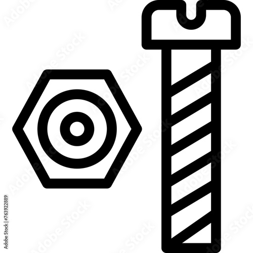 Bolt Vector Icon Design Illustration