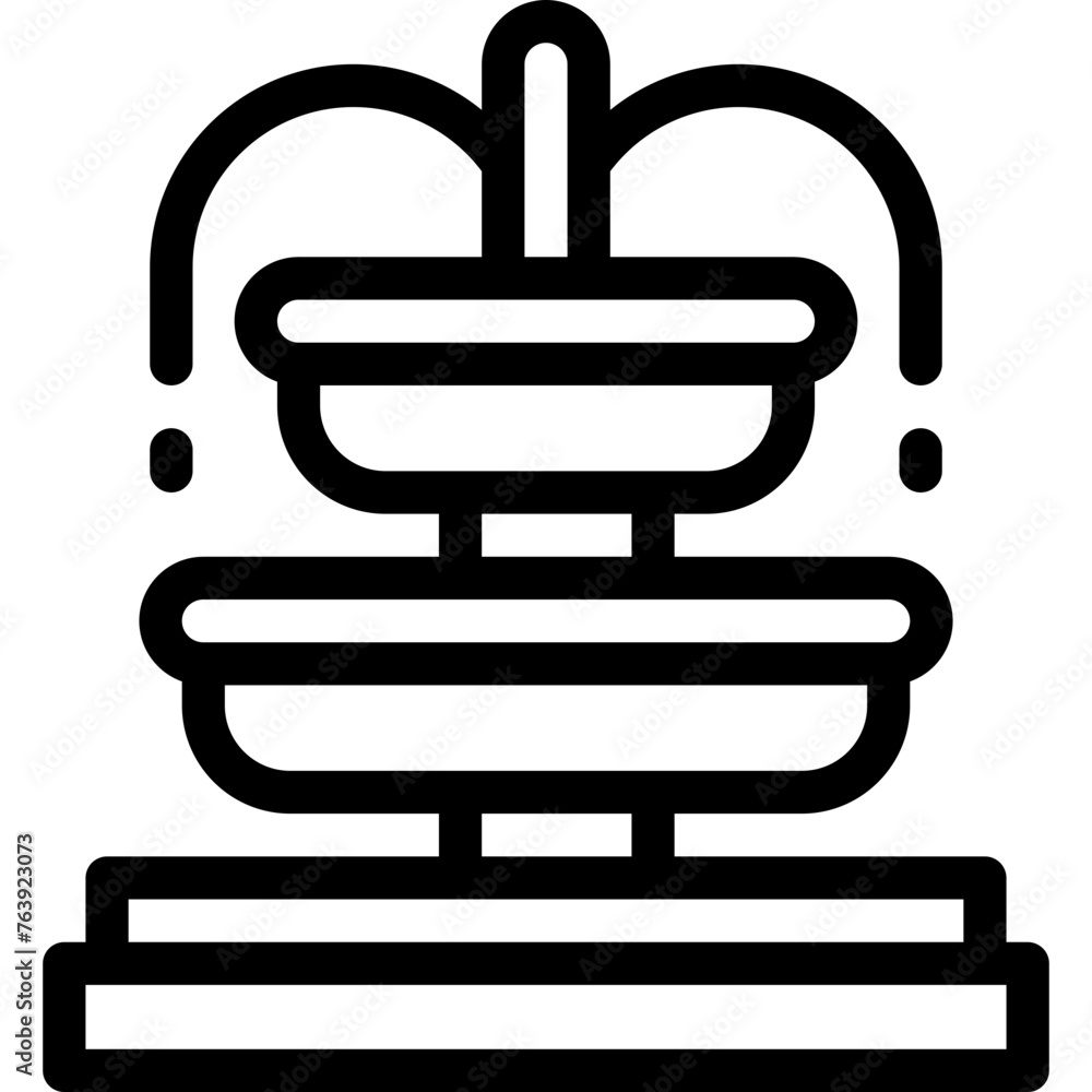 Fountain Vector Icon Design Illustration Fountain Vector Icon Design Illustration