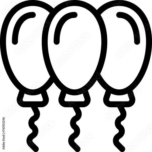Balloons Vector Icon Design Illustration