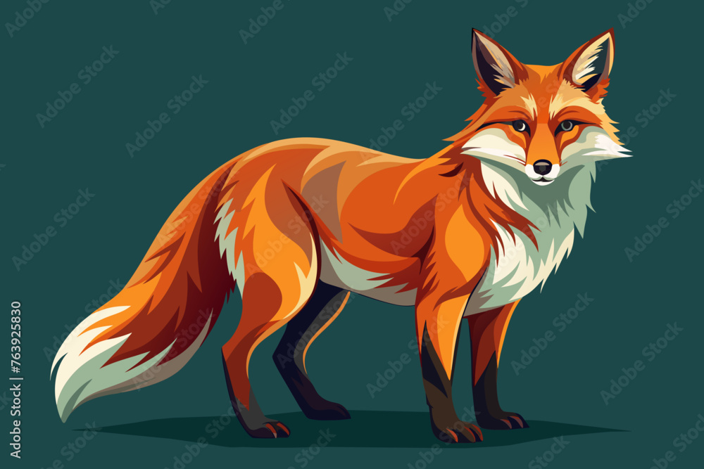water-color-fox-vector.