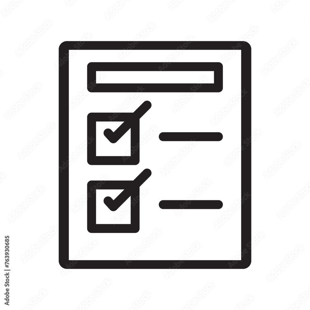 Checklist icon Checklist icon