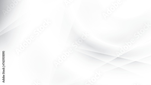 Abstract white and gray color, modern design stripes background with geometric shape. Vector illustration.