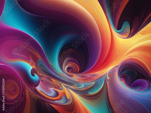 Colorful Kaleidoscope. Abstract Visualizations in Multicolor Harmony