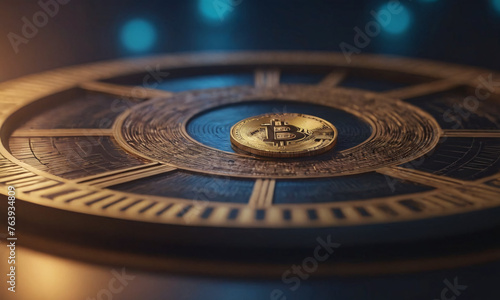 Cryptocurrency. Currency chart. Crypto exchange. Bitcoin