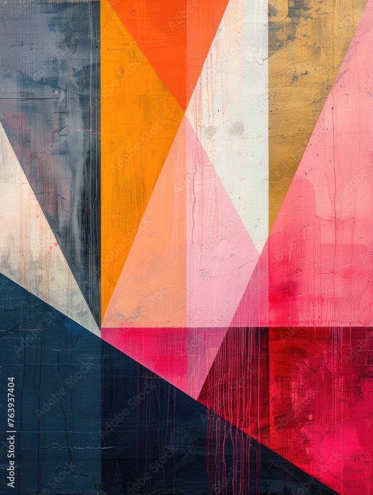 Naklejka premium abstract background with triangles