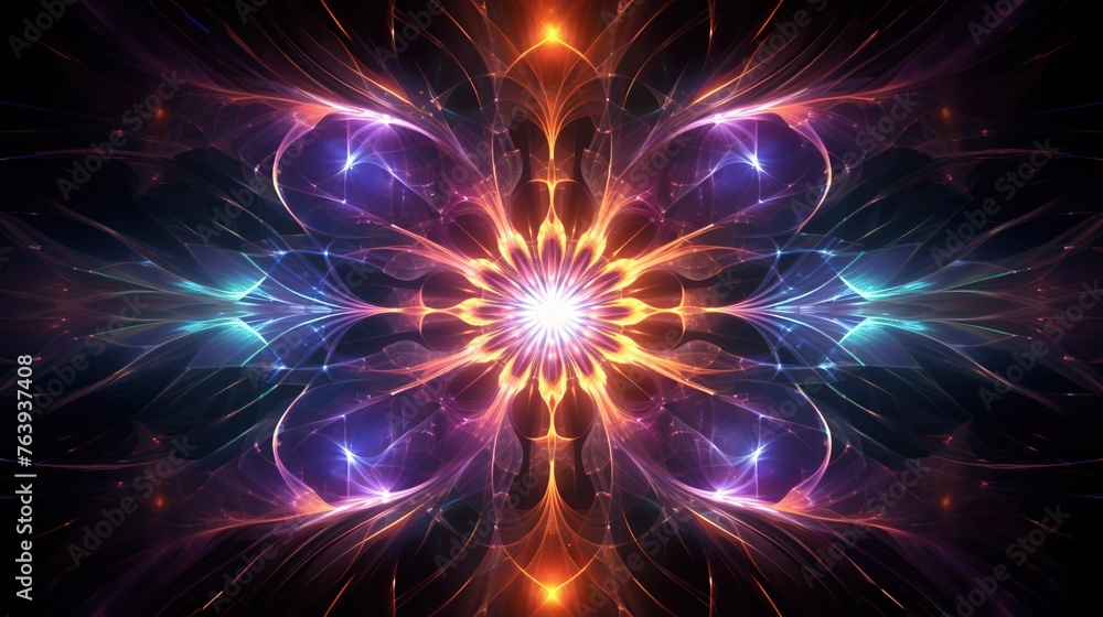 Digital energy flows converge in a flower-like pattern, symbolizing technological growth and connectivity, a powerful abstract for tech and science graphics with a central focus. Digital energy flows converge in a flower-like pattern, symbolizing technological growth and connectivity, a powerful abstract for tech and science graphics with a central focus.