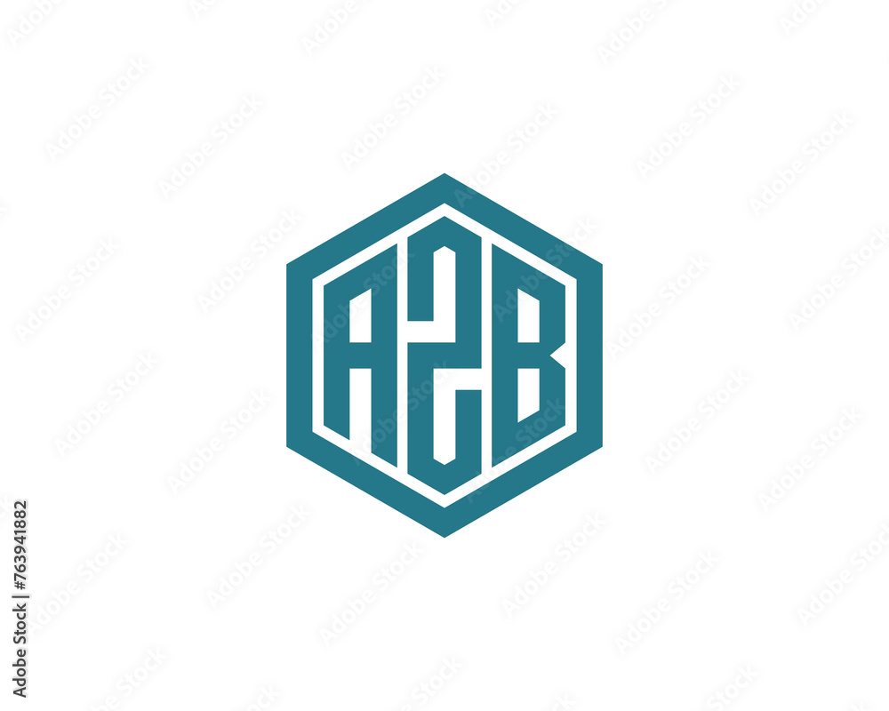 AZB logo design vector template AZB logo design vector template