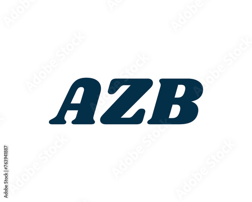 AZB logo design vector template