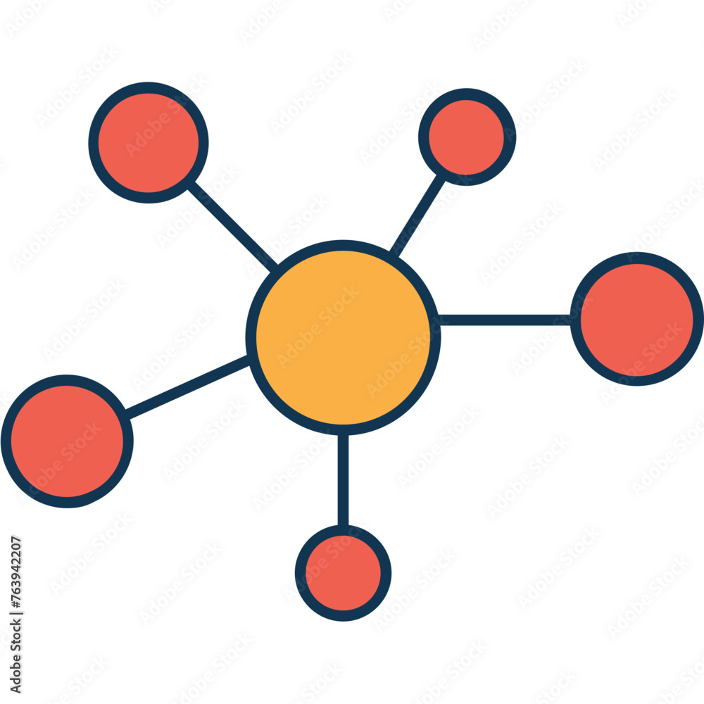 Hexagons Vector Icon which can easily modified Hexagons Vector Icon which can easily modified