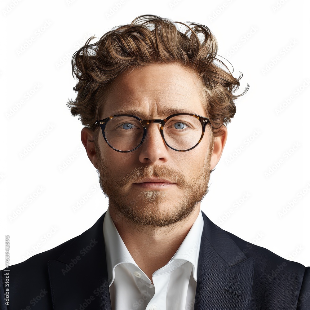 A young European startup founder, in a suit that's as dynamic and cutting-edge as his ideas, ready to change the world A young European startup founder, in a suit that's as dynamic and cutting-edge as his ideas, ready to change the world
