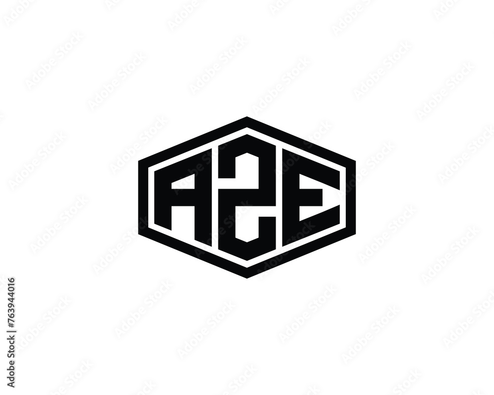 AZE logo design vector template AZE logo design vector template