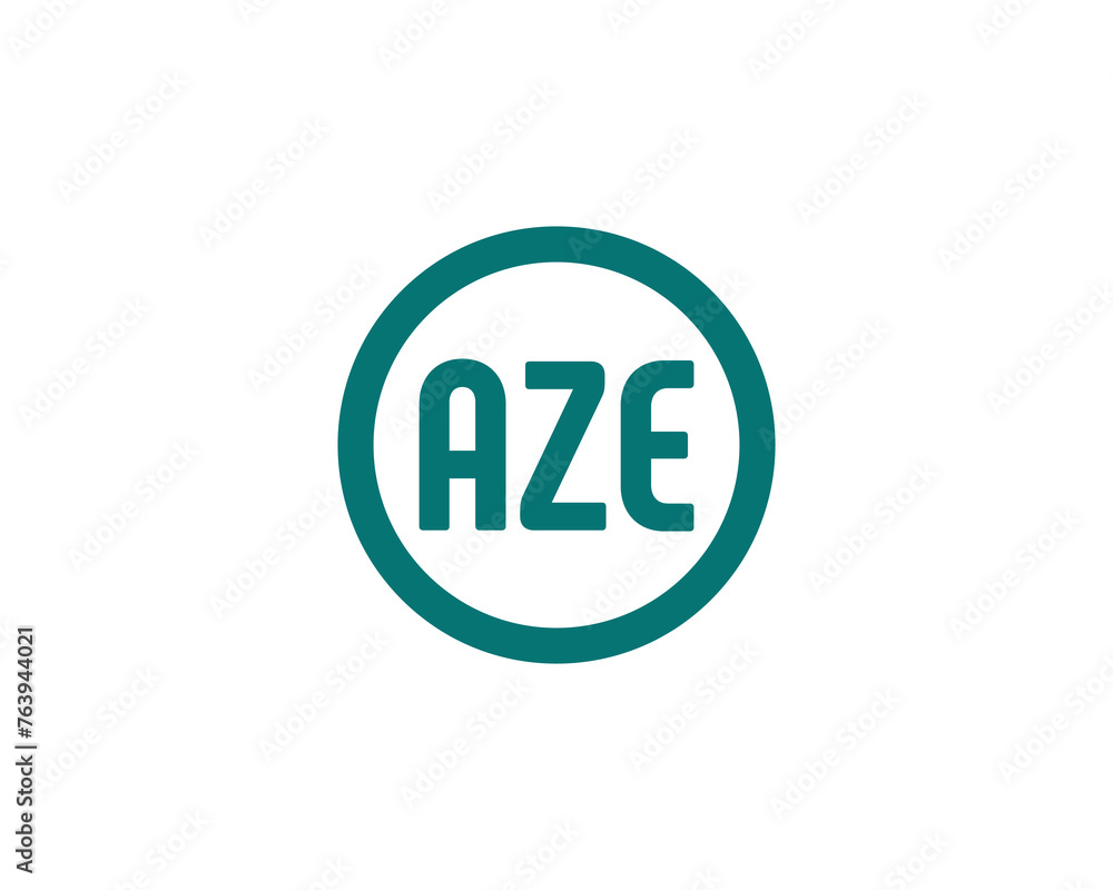 AZE logo design vector template AZE logo design vector template