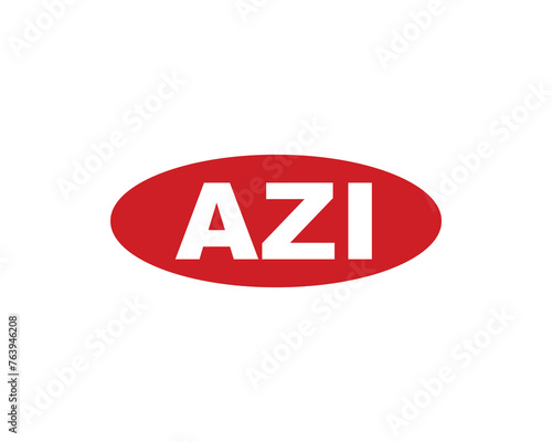 AZI logo design vector template