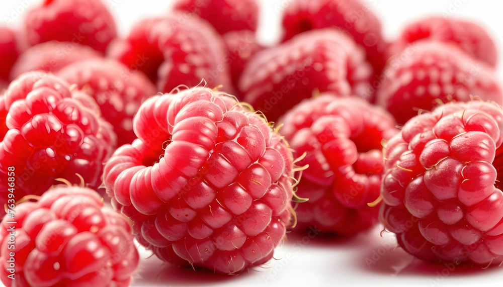 ripe raspberry isolated on white background ripe raspberry isolated on white background