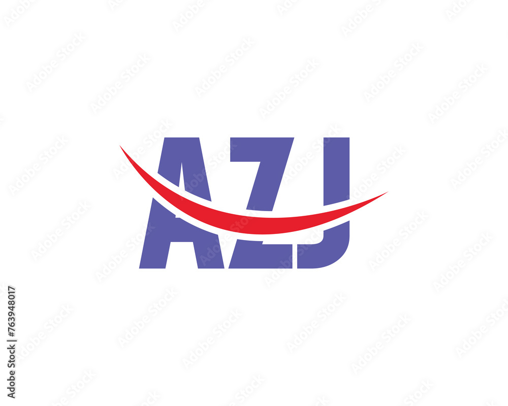 AZJ logo design vector template AZJ logo design vector template