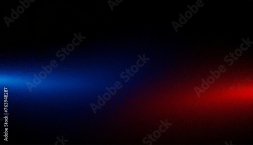 Black anthracite background and red and blue gradients, space for text; abstract texture created with light
