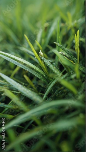 grass with dew