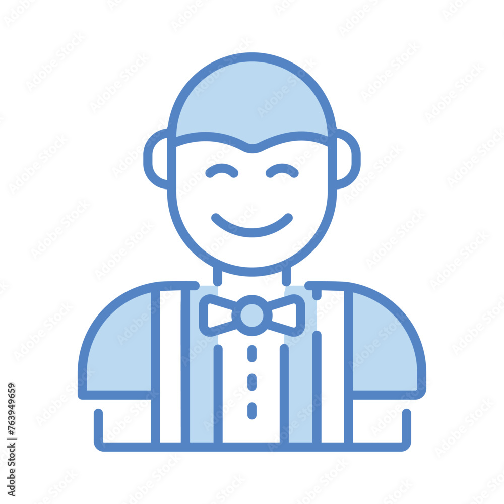 Staff icon editable stock vector illustration. Staff icon editable stock vector illustration.