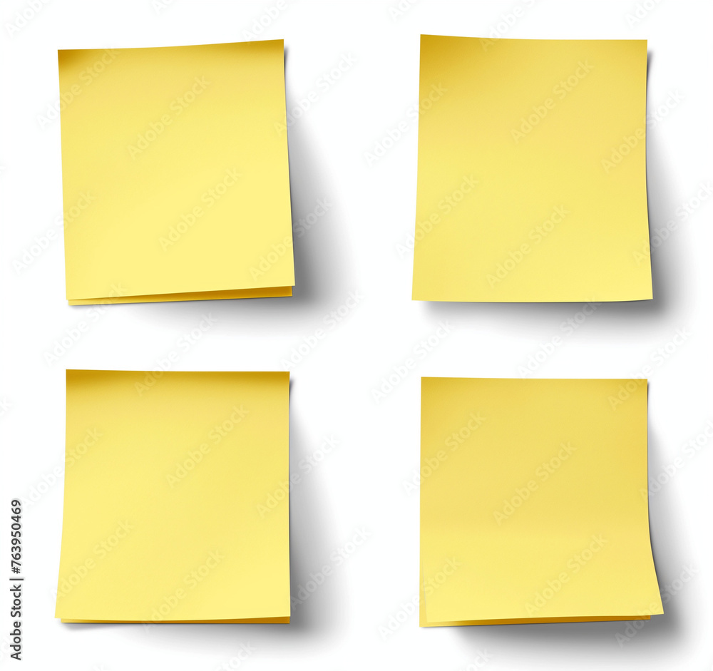 Yellow sticky notes Yellow sticky notes
