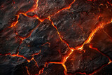close up horizontal image of lava during an eruption