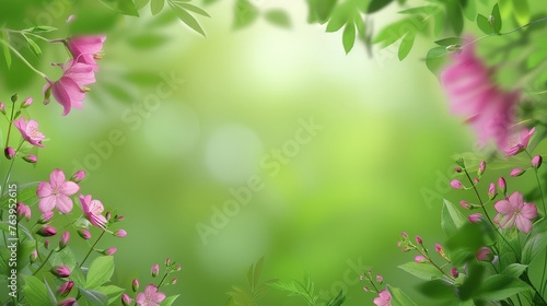 Lovely spring flowers and l...
