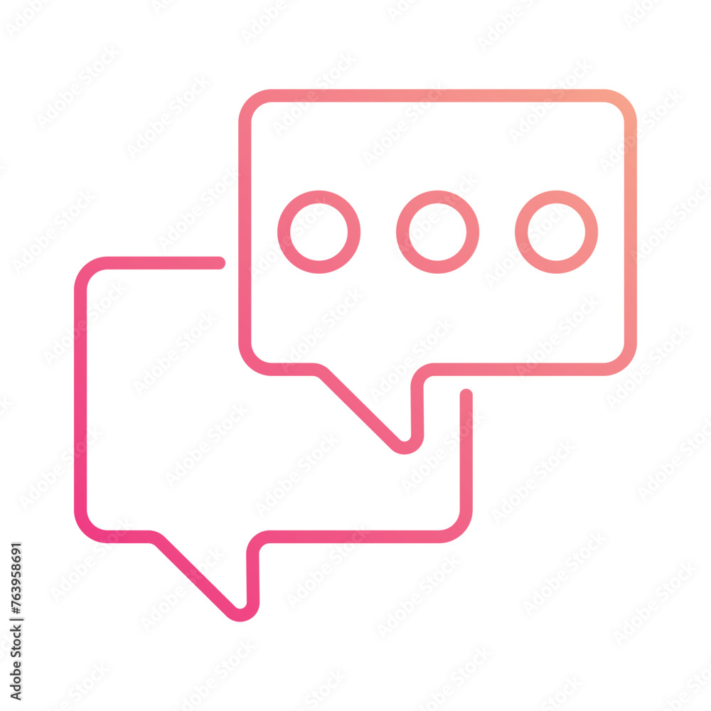 Chat icon editable stock vector illustration. Chat icon editable stock vector illustration.