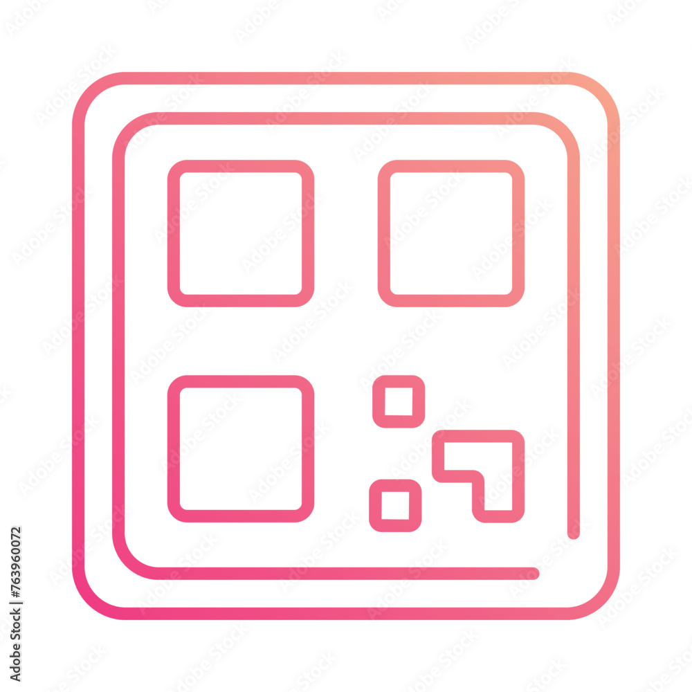 Qr Code icon editable stock vector illustration. Qr Code icon editable stock vector illustration.