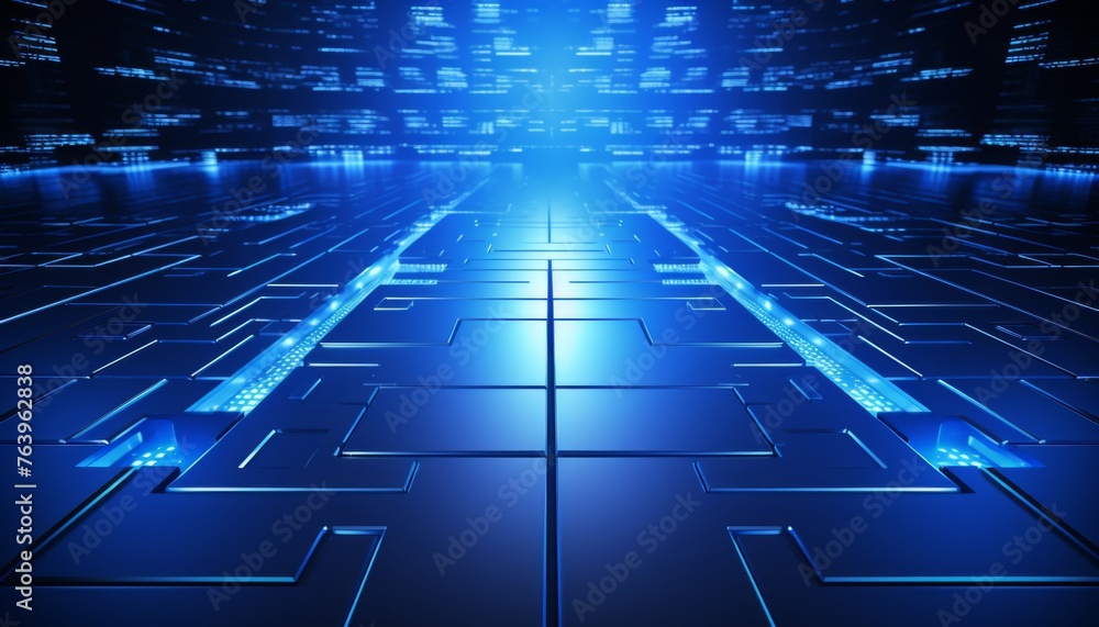 Modern hi-tech background. Blue futuristic background. Digital concept background. Modern hi-tech background. Blue futuristic background. Digital concept background.