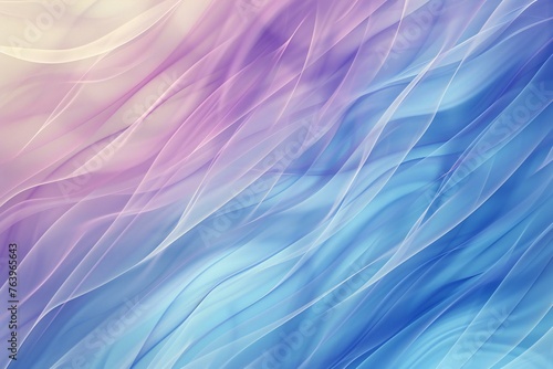 Abstract background with smooth lines in blue and purple colors,
